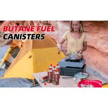 Portable Butane Fuel Gas Canisters For Camping Stoves - New 1-24 Can Lot For Outdoor Adventures - 12 可以 - 查看 10