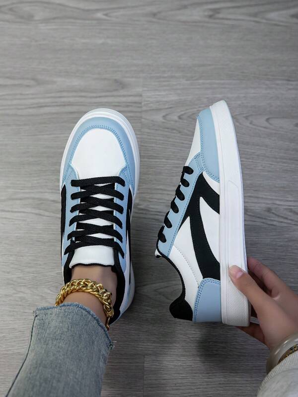 Women's Casual Sneakers, Fashion Street Style Trainers, Lightweight Skate Shoes