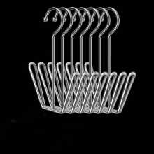 2 件不锈钢 U 型鞋子晾干架，多功能简易防风户外家用挂式拖鞋挂钩