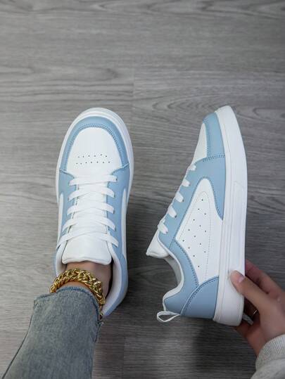Women's Casual Shoes, Women's Sports Shoes, Fashionable White Shoes, Street Women's Shoes, Lightweight Skateboarding Shoes, Women's Low Top Shoes