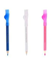 3入組/包縫紉布水溶性鉛筆裁縫標記粉筆刷帽子 DIY 縫紉裁縫工藝工具家用 - 彩色 - 查看 11