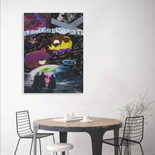 Framed Poster Lil Uzi Vert Album Room Decoration Wall Decor Canvas Printing High Quality Canvas - Đã đóng khung - Xem 5