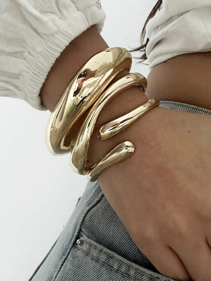 レア USN NAVY 海軍 バングル ブレスレット ツートン 小さめ