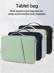 1 个 11/13 英寸平板电脑保护套，多功能平板电脑配件，防震防冲击，柔软毛绒衬里，轻巧便捷，防水