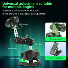 Magnetic Car Phone Holder, Magnetic Car Navigation Suction Cup Mount