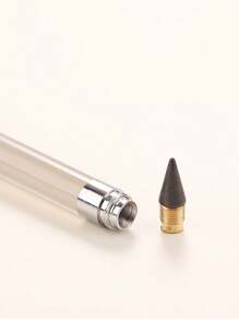 1pc Simple Fashion Not Easy To Break Free Sharpening Pencil Acrylic Pencil Bar Office Learning Essential