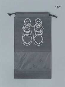 1/5/10pcs Non-Woven Shoe Storage Bag Bundle Pocket Household Travel Storage Bag Dustproof And Moisture-Proof Bag Draw Rope Shoe Bag