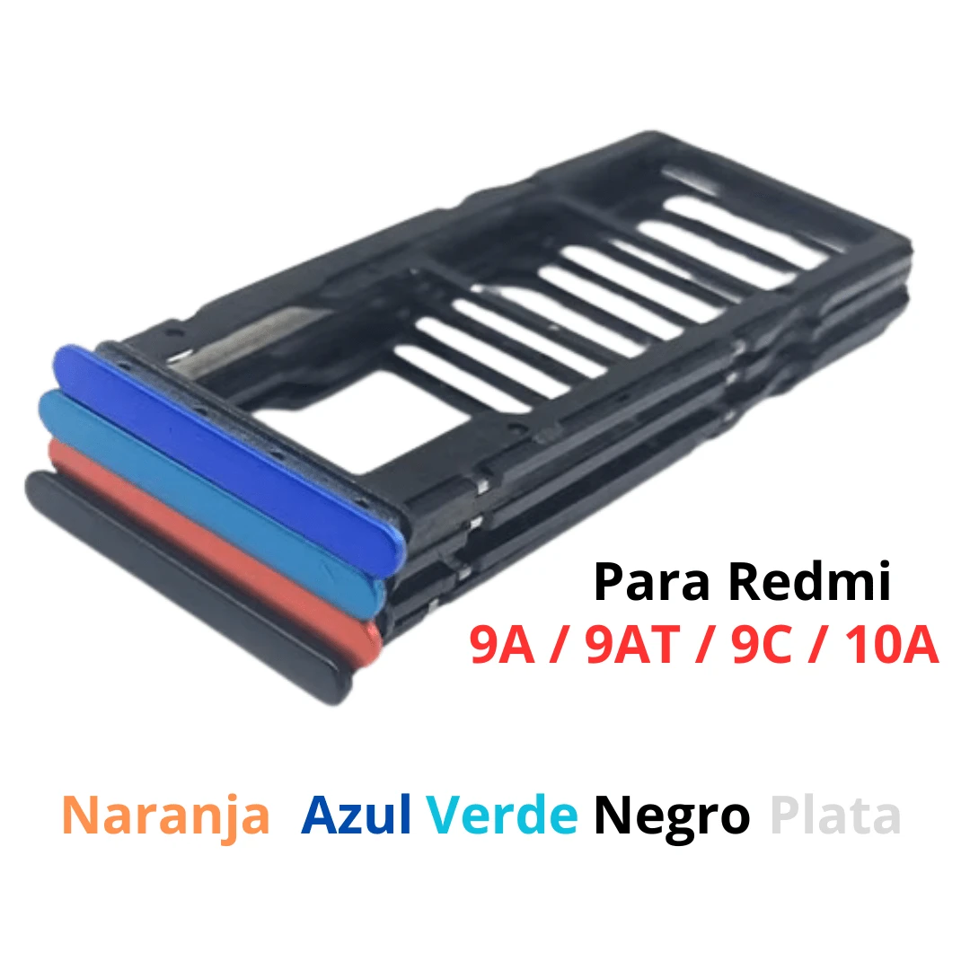 Bandeja SIM para Redmi 9A / 9AT / 9C / 10A - Azul - Ver 1