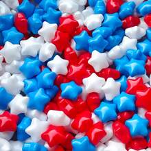 50pcs Star Shape Ball Pit Balls, Ocean Balls For Ball Pool, Kids Indoor Outdoor Family Toys, Crush-Proof Colorful Ocean Balls For Baby Or Toddler Ball Pit, Water Bath Toy, Room &Party Decorations, Plastic Balls Perfect For Pool And Party