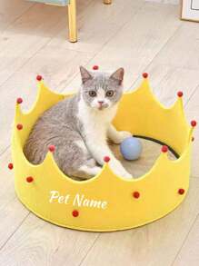 1 Personalized Customized Name Pet Bed, Pet Bed