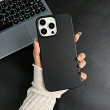 Funda de piel con textura de canto rodado de alta gama para iPhone 16/15 Pro Max/16 Pro, funda suave a prueba de golpes, diseño coreano creativo, minimalista, compatible con iPhone 14/13, iPhone 15 Pro Max, iPhone 16 Pro Max, iPhone 12, iPhone 11