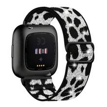 Nylon Armbänder kompatibel mit Fitbit Versa/Versa 2/Versa Lite/Versa SE Armband, Frauen Männer, elastische Sport Ersatzarmbänder, Nylon Ersatz Armbänder für Männer und Frauen, Sport Uhren Armband
