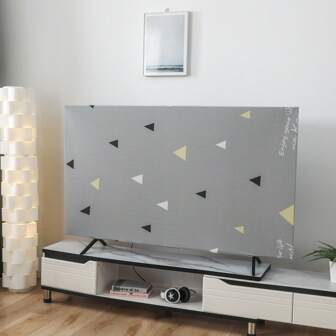 Printed Elastic Dust Cover Protective Case For LCD TV, Wallmount TV Screen Dust-Proof Cover, Easy Installation, Stain Resistant