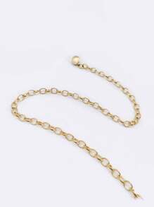 1 pezzo Cintura regolabile con grande disco rotondo in metallo dalla texture ondulata bohémien, design semplice adatto a gonne, pantaloni, ideale per spiaggia, uso quotidiano, estate, scuola, autunno, Ognissanti