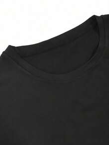 Oh Baby I Like It Raw Cute Sushi Kawa Anime Japanese V-Neck T-Shirt - Black - View 3