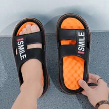 Pantoffeln für Herren Sommer 2025 neuer Stil, Outdoor Dicker Sohle Rutschfeste Sandalen, modische Paar Fahren Strand Dual-Use Komfortable Sandalen