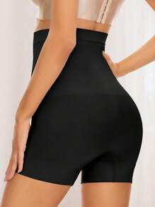 3PCS Dames Naadloze Hoge Taille Body Shaping Boxershorts, Basic Zachte Brede Tailleband Fietsbroek, Jarretelbroek, Stretch Heup Lift Body Shaping Broek