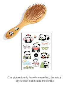 Home Shun Hair Beauty Wooden Airbag Comb, Massage Comb, Handheld Labor Saving Round Head Bamboo Teeth Not Hurt Hair Ladies Long Hair Home Rubber Air Cushion Comb Gift, Wear Resistant, Massage Large Comb, Long Hair Massage Comb, Anti-Static Airbag Wooden Comb.