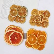 1 Pack 5/10/20/50pcs Assorted Dried Fruit Slices (Orange, Yellow Lemon, Green Lemon), Dried Flowers Decoration Materials For Wreaths, Frames, Candles, Handicraft DIY, Fragrance