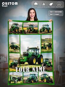 1pc Custom Name Blanket For Bed ,Personalized Bedding Blanket With Name, Personalized Throws Blanket, Cute Animals Blanket, Best Blanket, Cozy Blanket, Family Gift, Birthday Gifts, Christmas Gifts ,Personalized Gifts, Gift For Son/Daughter, Gift For Friend,