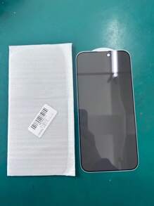 Juego de 4 protectores de pantalla de vidrio templado con borde negro para protección de privacidad de pantalla completa, compatible con iPhone 16/16 Plus/16 Pro/16 Pro Max/15/15Pro/15 Plus/15 Pro Max, regalo para cumpleaños, familiares y amigos, protector de pantalla antiespia, accesorio para teléfono
