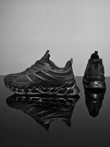 Men's Casual Air Cushion Sports Shoes, Comfortable Shock Absorption And Non-Slip Design Running Shoes, Suitable For Outdoor Sports And Daily Wear