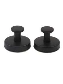 2 stuks bekerhaken voor douche, herbruikbare handdoekhaken voor badkamer, matzwarte douchehaken voor loofah, haken zonder boren, badkamerhaken voor montage op glazen douchedeuren, tegels, spiegels