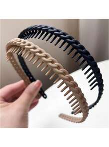 Diadema versátil nueva para mujeres, diadema antideslizante para lavarse la cara, nuevos clips para flequillo y pelo encrespado, y accesorios para el cabello