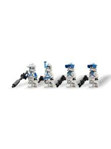 Set di costruzione di blocchi giocattolo Battaglione del 501° Clone Troopers™ di Star Wars 75345 - Decorazione per camera e casa, regalo di compleanno perfetto per bambini, ragazzi e ragazze di età 6+
