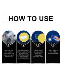 Auto Scratch Remover | Scratch Repair Kit - Quick Scratch Removal, Easy And Convenient To Use