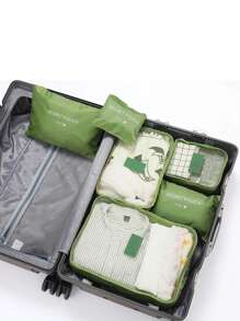 6pcs/Set Multifunctional Storage Bags, Portable Travel Organizer Bags, Foldable Storage Bags, Garment Organizer Bags, Dust & Moisture Proof