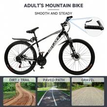 Bicicleta de montaña de aluminio de 27,5 pulgadas para mujer y hombre desde 160 cm con horquilla de suspensión frenos de disco MTB 21 velocidades bicicleta para adultos y jóvenes