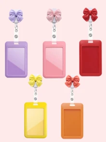 可爱的 1 件式医生/护士蝴蝶结徽章，带伸缩夹，适合作为护士礼物或作为医务人员的日常佩戴情人节。复活节 - 彩色 - 查看 1