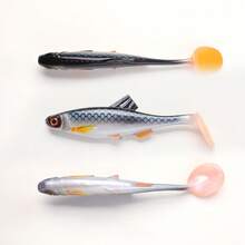 T-Tail Soft Fishing Lures, Widely Used For Swimming Lures In Most Water Bodies, Suitable For Most Fish Species