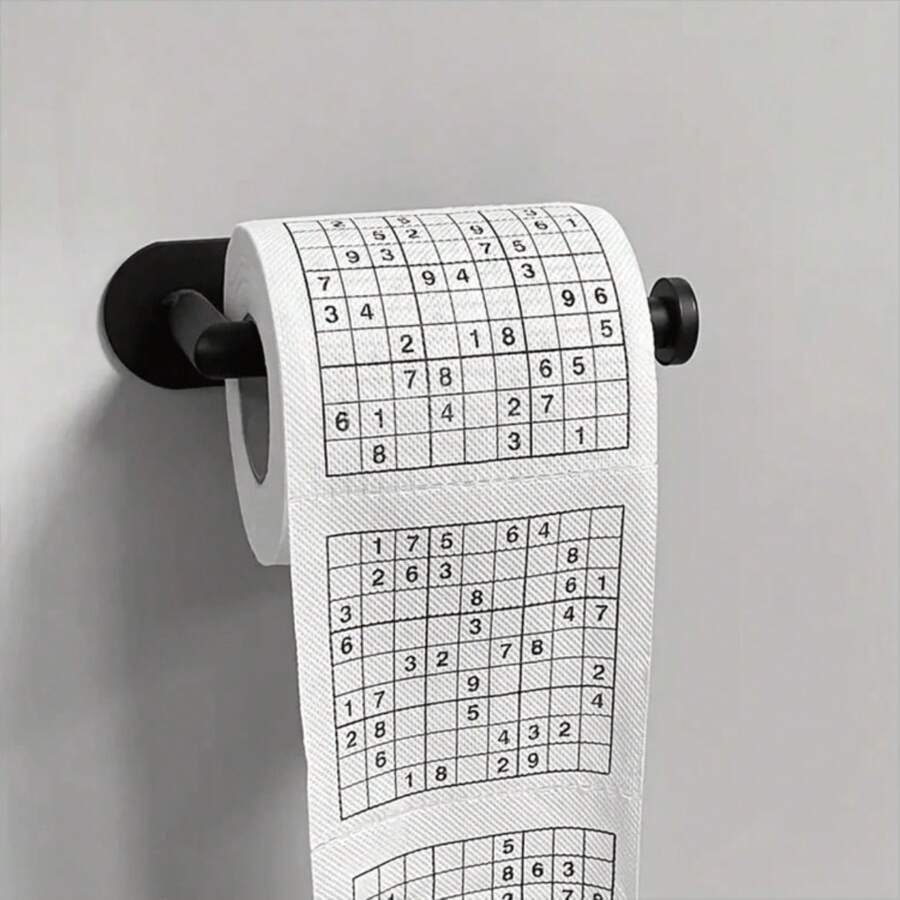 Pañuelos de papel con impresión de Sudoku creativa, un interesante regalo de juego de matemáticas, pañuelos de limpieza del hogar, regalos de fiesta de festival, regalos de cumpleaños, pañuelos de aprendizaje para estudiantes