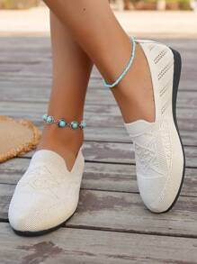 Women's New Flat Shoes For Autumn, Vintage Soft Bottom Low Heel Shoes, Comfortable Flat Ladies Loafers