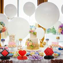 8-teiliges Dekorationsset mit Kasino-Geburtstagsmotiv, Poker-Thema Wabenzentrums-Tischdekorationen, Spielkarten Dekoschild für Kasino Poker Thema Geburtstagsparty Zubehör, 8 Designs