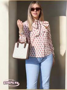 EverlyX Torba typu tote z monogramem i detalami ze sztucznej skóry – modele Choco Luxe i Parisian Chic o wyrafinowanym wzornictwie, wysokiej jakości wykończeniach, podwójnym uchwytem i odpinanym regulowanym paskiem dla większej wszechstronności – elegancki i ponadczasowy dodatek na każdą okazję – ✅ Dostawa w ciągu 3-5 dni