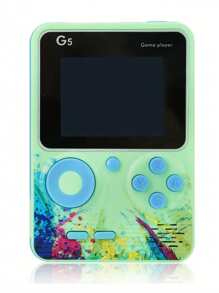 迷你复古经典游戏便携式游戏机，8 位视频游戏 500+ 游戏机 - 粉紅色雙打 - 查看 6