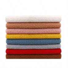 1 Stück 20 x 63 Zoll breiter Uni-DIY-Stoff, Teddy Kurzhaar Plüsch Dekorationsstoff, vorgeschnittene Oblongs für Heimwerken, Nähen, Quilten