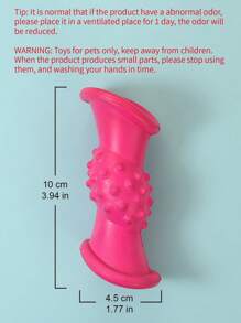 1PC RANDOM COLOR DENTAL CLEANING RUBBER TOY - Multicolor - View 7