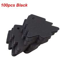 100 Piezas/pack Etiquetas De Ropa Con Forma De Corazón/redondas/florales, Colores Marrón/blanco/negro Opcionales, Se Utiliza Para Ropa, Cocina, Horneado, Etiqueta En Blanco