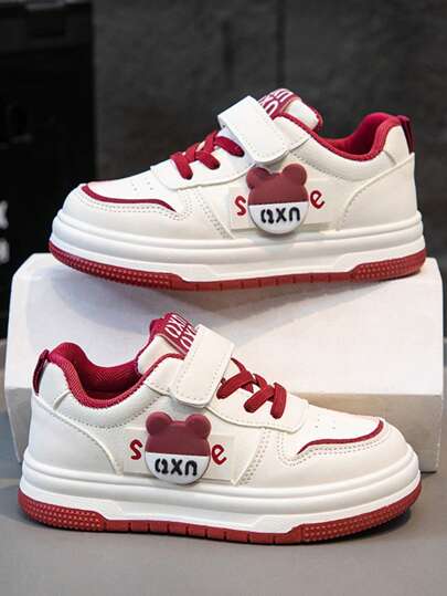 Tênis de lona com sola macia para meninas, tênis de corrida infantil antiderrapante, leves e confortáveis, calçados antiderrapantes multifuncionais, para primavera e outono