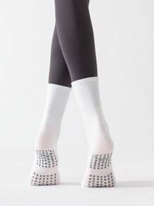 Sports Outdoor 1 Pair,Non Slip Grip Yoga Socks For Women With Cushion For Pilates, Barre, Home