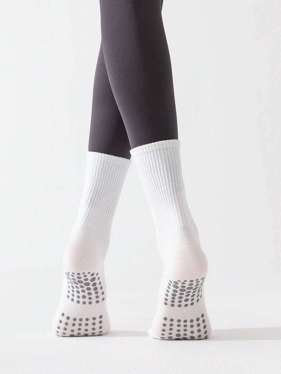 Sports Outdoor 1 Pair,Non Slip Grip Yoga Socks For Women With Cushion For Pilates, Barre, Home