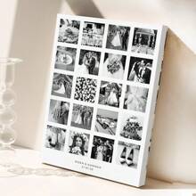1PC Personalised Twenty Photos Wedding Print, Personalized Anniversary Canvas Wall Art, Custom Valentines Photo Collage, Our Anniversary Print, Special Anniversary, Couples Print, Memories Collage Posters, Optional Frame
