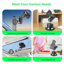 Magnetic Car Phone Holder, Magnetic Car Navigation Suction Cup Mount