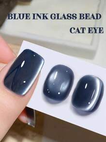 黑玻璃猫磁性凝胶指甲油朋克风格美甲修甲油半永久性凝胶适合冬季指甲 - 彩色 - 查看 16