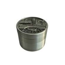 50 毫米 4 层多功能便携式香草研磨机切碎机手动烟草粉碎机香料金属磨粉厨房工具