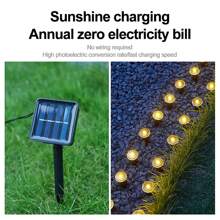 1pc Solar Guide Light Outdoor Waterproof Landscape Decoration Light Layout Ornament Courtyard Light Suitable For Home Courtyard Villa Garden - Black - View 4